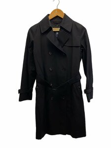 BURBERRY LONDON◆トレンチコート/36/コットン/BLK/FR318-610-09