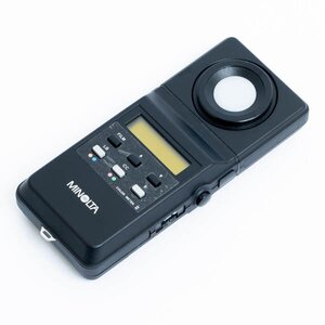 MINOLTA ミノルタ COLOR METER II カラーメーター 色温度計 2色温度計 カメラアクセサリー ソフトケース付 通電確認済 #37389