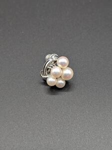 良品　MIKIMOTO イヤリング　片耳のみ パール シルバー