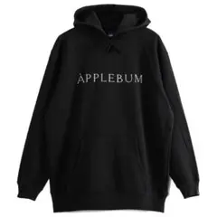 【APPLEBUM】MUSEUM LOGO プルパーカー BLACK【XL】