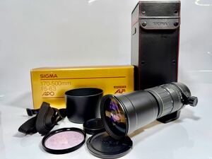 SIGMA シグマ APO 170-500mm 5-6.3 ケース 箱付き レンズ