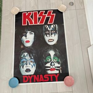 KISS DYNASTY ポスター　made in England