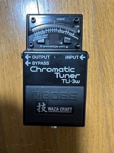 BOSS　Chromatic Tuner TU-3w 技クラフト　チューナー