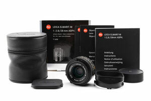 【美品】 Leica Elmarit-M 28mm F2.8 ASPH. ライカ エルマリート 11606 【元箱付き】 【動作確認済み】 #1896
