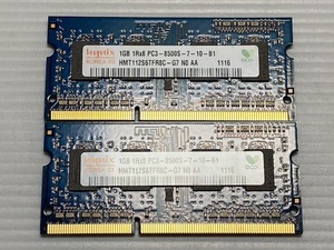 hynix DDR3 PC3-8500S-07-10-B1 HMT112S6TFR8C-G7 2GB (1GB*2) [M147]