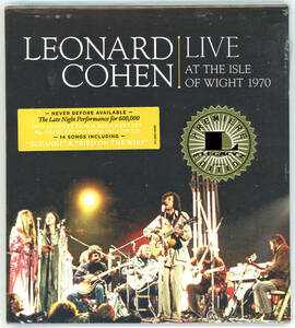 LEONARD COHEN : LIVE AT THE ISLE OF WIGHT 1970 CD/DVDデジジャケット　未開封シールド新品