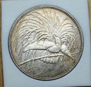 ドイツ銀貨 1894年 ドイツ領ニューギニア極楽鳥　5マルク銀貨 27.88g