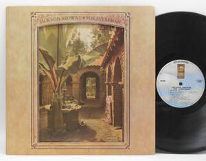 ★良盤 US ORIG LP★JACKSON BROWNE/For Everyman 1973年 初回W無ラベ DIE-CUTカバー EAGLES,JONI MITCHELL参加 Take It Easy セルフカバー