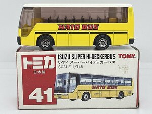 TOMICA トミカ 1/145 いすゞ スーパーハイデッカーバス 赤箱 日本製 No.41