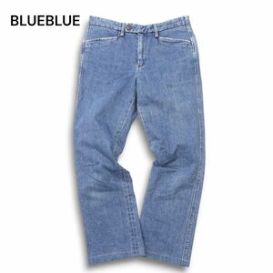 BLUEBLUE ブルーブルー ハリウッドランチマーケット 通年 加工★ ストレート デニム パンツ ジーンズ Sz.2　メンズ ハリラン　C4B04566_A#R