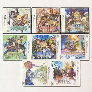 ニンテンドーDS 3DS 世界樹の迷宮 1 2 3 4 5 X 新世界樹の迷宮 1 2 セット　Nintendo DS 3DS etrian Odyssey Untold