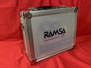 RAMSA パナソニック WX-ZJ891 ワイヤレスマイク用 キャリングケース WX-RJ800(A) WX-RJ700(A) 用 USED 評価100% ! 本人確認済！!