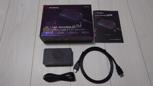 動作確認済み AVerMedia Live Gamer Ultra GC553 [4Kパススルー対応 USB3.1接続 外付け ゲームキャプチャーボード