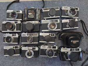 ジャンク まとめて 大量 色々 フィルムカメラ レンズ 単焦点 コンパクトカメラ レンジファインダー #0307-25