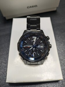 CASIO OCEANUS チタン腕時計(OCW-P1000B−1AJF) 