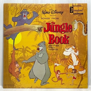US盤 Disneyland V.A. Songs From The Jungle Book And Other Jungle Favorites ジャングル・ブック 洗浄済 LP
