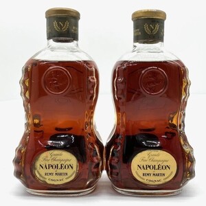 仙6【未開栓/2本】REMY MARTIN NAPOLEON カラフェ まとめ 700ml コニャック ブランデー レミーマルタン ナポレオン 古酒 洋酒 まとめ売り