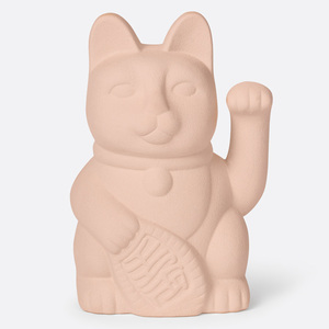 花びん DOIY フラワーベース Neko アプリコット W13×D10×H19.5cm 620g ドーイ スペイン 招き猫 陶器