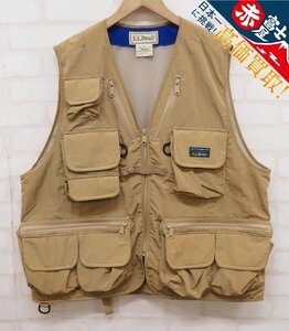 8T3995/L.L.BEAN ビーンズフライフィッシングベスト 3175-1034 エルエルビーン