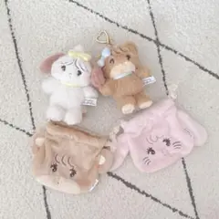 mikko ぬいぐるみマスコット　スフレ　ラテ