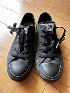 ☆☆ コンバースオールブラック☆☆ALL BLACK 黒ローカットスニーカー CONVERSE