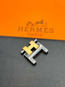 【本物】【未使用】HERMES エルメス クリッパー 　レディース腕時計　ベルト　パーツ　1コマ 駒 ゴールドコンビ　12ｍｍ幅　取付ビス付き