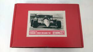 STUDIO27　1/20　FERRARI126Ｃ4　BELGIAN’84