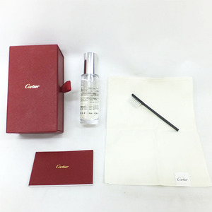 1円★ 中古品 美品【Cartier】カルティエ Lotion for Jewelry and Watches 宝石・時計用クリーナー 30ml 残量 約7割 ブラシ 布巾 現状品