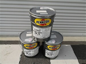 在庫あり　ペンズオイル　プラチナム 0W-20 100％化学 SP 20L　GF-6 ペンゾ PENNZOIL ハイブリット 全般 ハリアー プリウス アクアP66