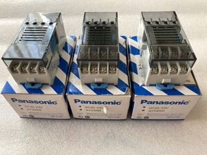 RT3S-24V/AY33002(DC24V)　４点ユニットリレー　3個セット 　Panasonic　パナソニック