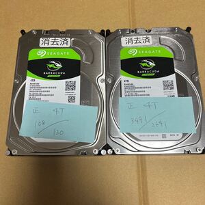 seagate SATA 3.5インチ HDD 4TB×2台　計8TB