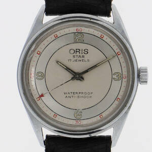 ORIS オリス 17JEWELS 17JEWELS シルバーダイヤル SS 手巻き メンズ 【120758】