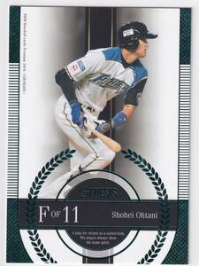 【１５０枚限定】大谷翔平 2014 BBM GENESIS 緑箔パラレル #54 / SHOHEI OHTANI / 日本ハム / エンゼルス / ドジャース