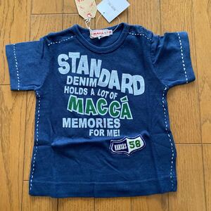 SALE 新品　マッカ　半袖Tシャツ　95 ネイビー　キッズ ミキハウス