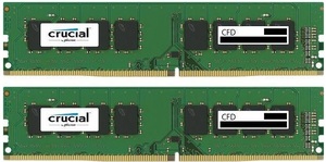 CFD販売 W4U2400CM-4G PC4-19200 DDR4-2400 4GB 2枚 デスクトップPC用 メモリ 288pin Unbuffered DIMM