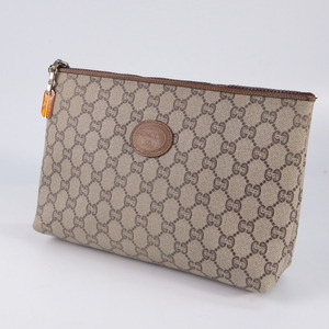 ◆◇GUCCI plus GG柄 グッチプラス クラッチバッグ セカンドバッグ PVCレザー ヴィンテージ オールドグッチ◇◆