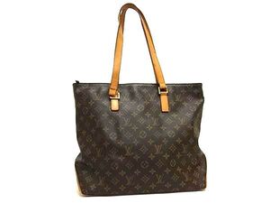 1円 LOUIS VUITTON ルイヴィトン M51151 モノグラム カバメゾ トートバッグ ショルダー 肩掛け レディース メンズ ブラウン系 FK0498