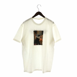 シュプリーム SUPREME 18AW ブレスドティー Blessed Tee Tシャツ カットソー 半袖 クルーネック ロゴ プリント L 白 ホワイト