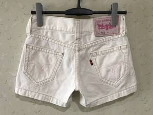 ＊リーバイス LEVI STRAUSS＆CO. 932 ピンクパッチ ショート デニム パンツ 27 　　　　　　 BJBJ.B