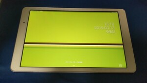 HK1598 au Qua tab 02 HWT31 HUAWEI ファーウェイ Android タブレット 簡易動作確認＆簡易清掃＆初期化OK 送料無料 現状品