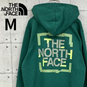 【日本未発売/US限定】海外モデルM/THE NORTH FACE ノースフェイス/グリーン プルオーバーパーカー 米国正規品