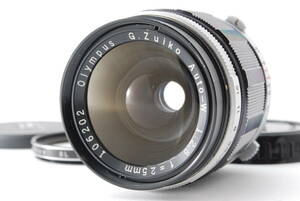 [AB-品]Olympus Zuiko Auto-w 25mm F2.8★キャップ★3040