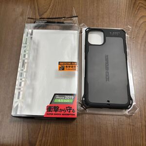 606a2109☆ エレコム iPhone 11 Pro Max ケース ZEROSHOCK 耐衝撃 [落下時の衝撃から本体を衝撃吸収構造 (衝撃吸収フィルム付)]