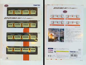 【T24-27】TOMYTEC鉄道コレクション「能勢電鉄1000系4両セットA（引退時カラー）」ケース入り　鉄道コレ　中古Nゲージ　ジャンク