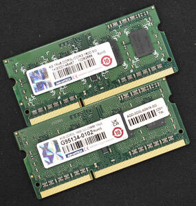 4GB 2枚組 (合計 8GB) PC3L-12800S DDR3-1600 S.O.DIMM 204pin 1Rx8 ADVANTECH (SECチップ搭載) (動作確認済) (管:SB0391 x8s