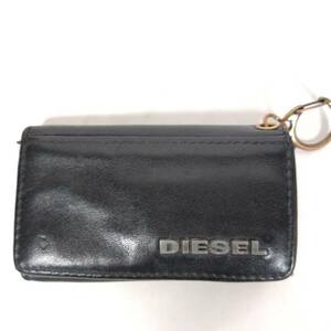 DIESEL ディーゼル キーケース 6連キーケース レザー ブラック 黒 鍵入れ メンズ レディース 10.5×6㎝ KC2502