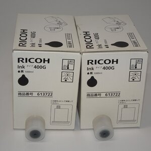 2本セット 純正 リコー RICOH　インク Ink タイプ400G 1000ml 613722 NO.5824