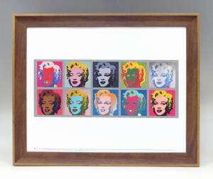 新品☆額付アートポスター★絵画☆Andy warhol★アンディ・ウォーホル☆インテリア☆マリリン モンロー☆Ten Marilyns, 1967☆92