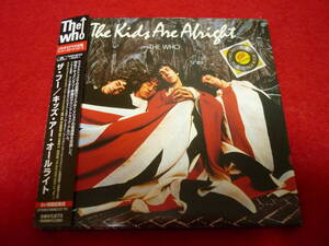 THE WHO/THE KIDS ARE ALRIGHT★ザ・フー/キッズ・アー・オールライト★1999年国内盤/2CD/解説歌詞対訳付/生産限定盤/インデックスカード付