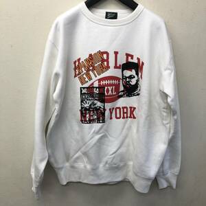 [洋服] メンズ「WOODBLOCK × EXPANSION NY：裏起毛 トレーナー」サイズ：L ウッドブロック スウェット ファッション